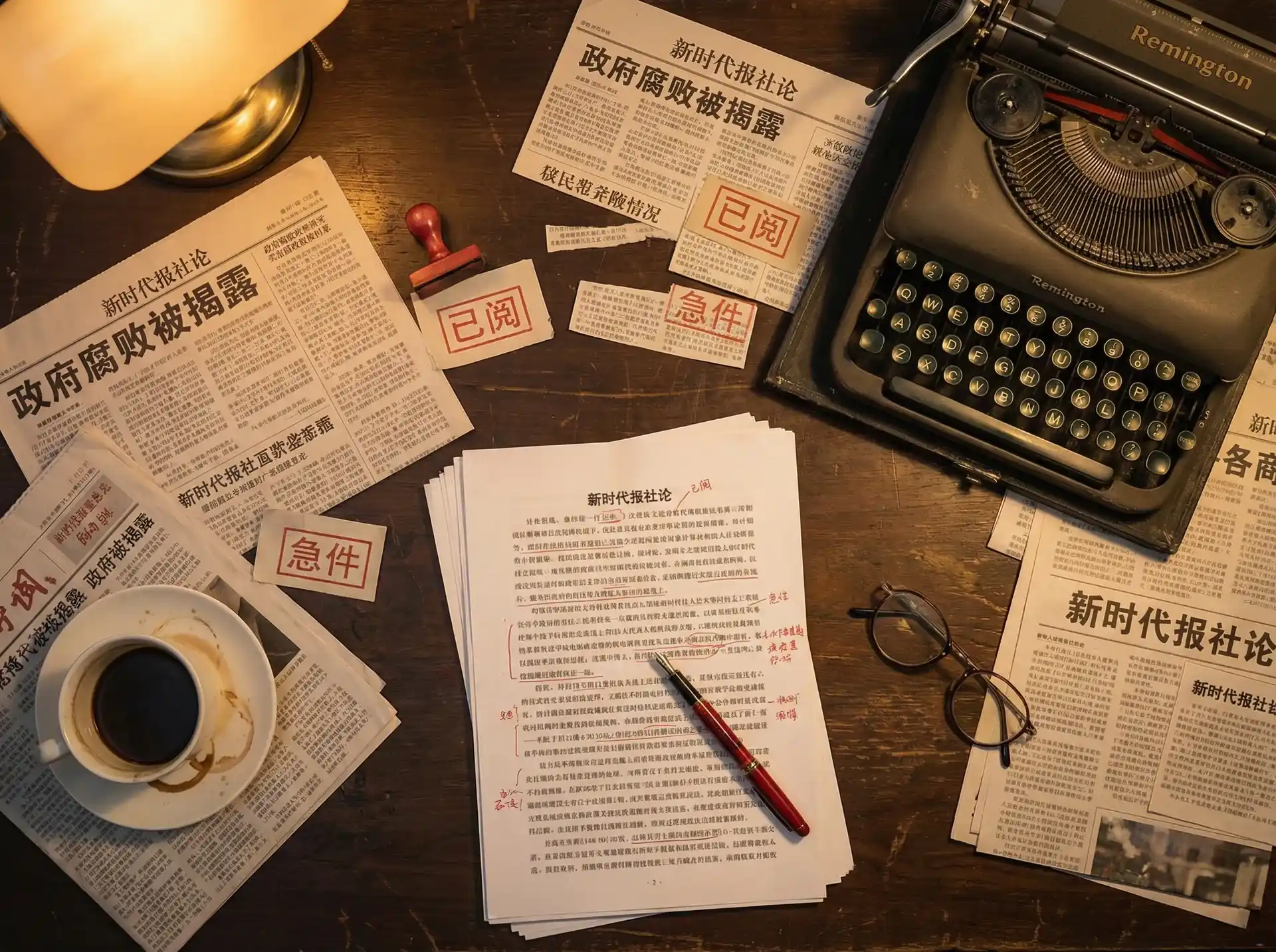 黑料暗网 - 报社编辑部工作场景